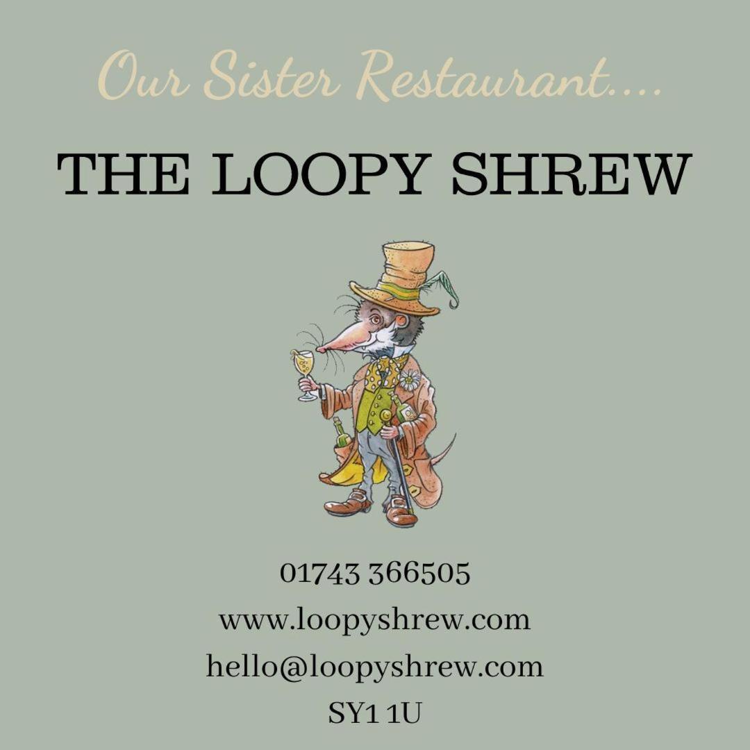 Darwin'S Townhouse Bed and Breakfast Shrewsbury Buitenkant foto The Loopy Shrew logo